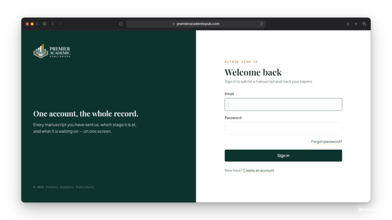 Premier Academic Publishers screenshot 4