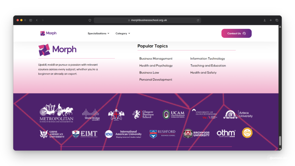 Morph screenshot 2