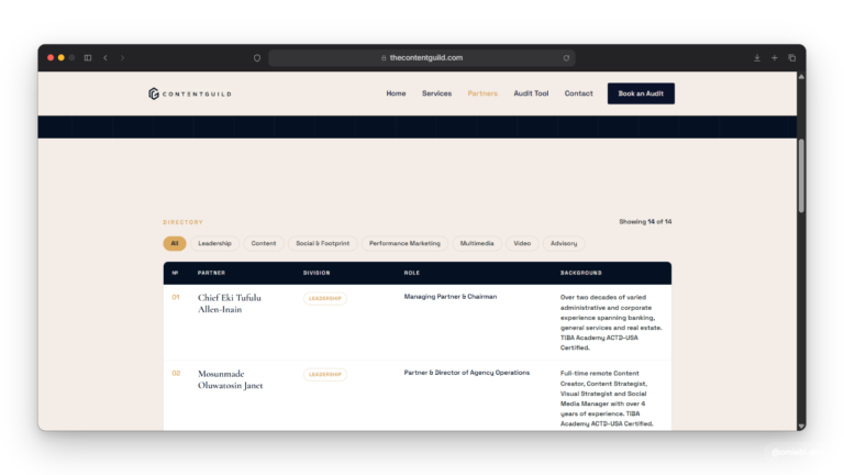 Content Guild Ltd screenshot 1